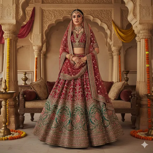Lehenga Choli background